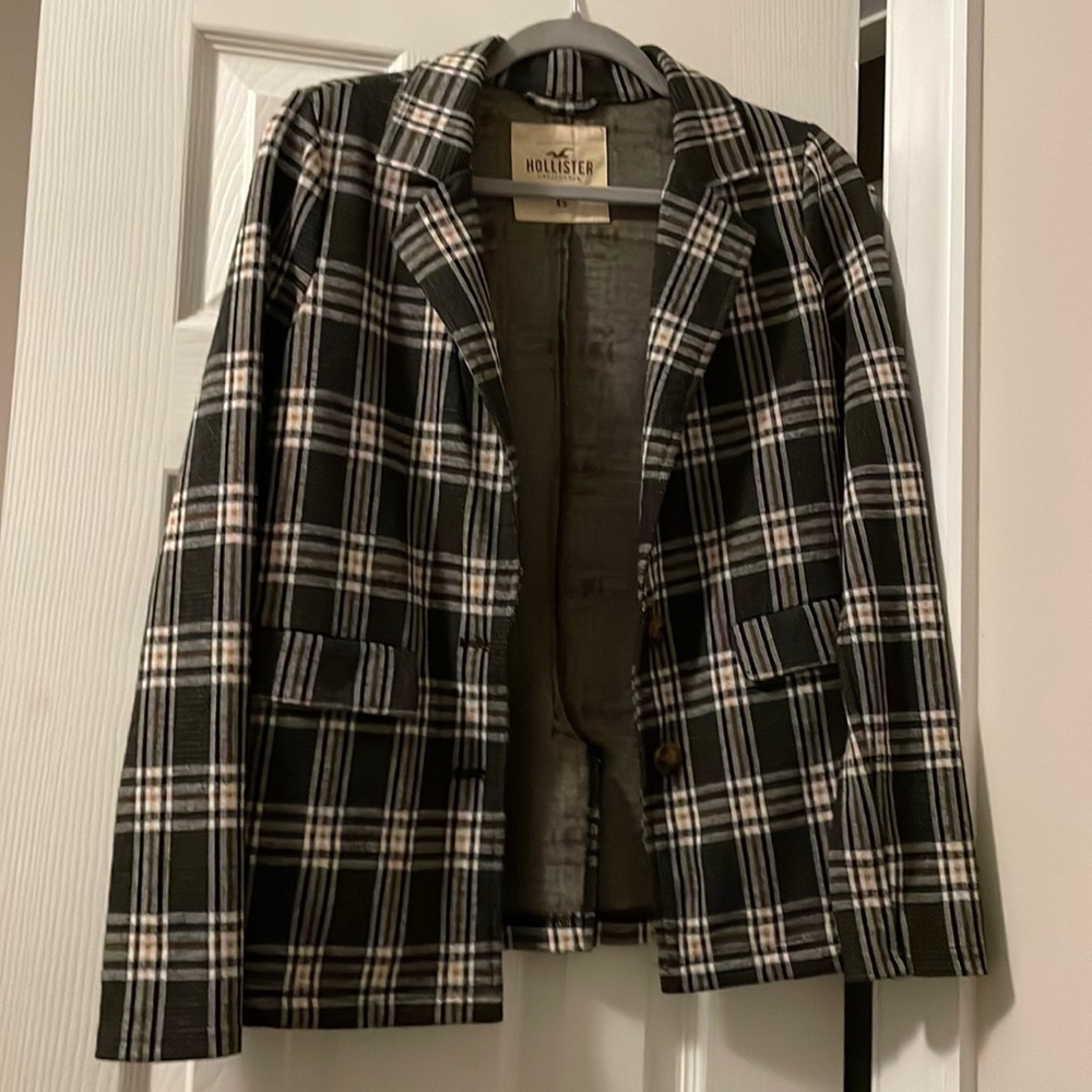 Plaid Blazer